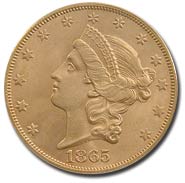 1865 S Shipwreck Gold Coins