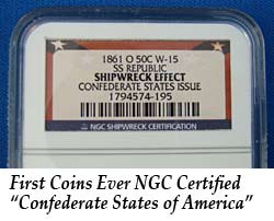 First Coins Ever NGC Certified
