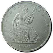 1865 S.S. Republic Shipwreck "Confederate" Silver Coins