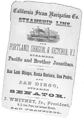 1856 Steamship Manifest